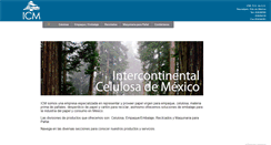 Desktop Screenshot of intercelulosa.com.mx
