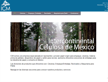 Tablet Screenshot of intercelulosa.com.mx